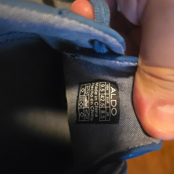 Mens Aldo boat shoes casual size 9.5 blue - Picture 5 of 5